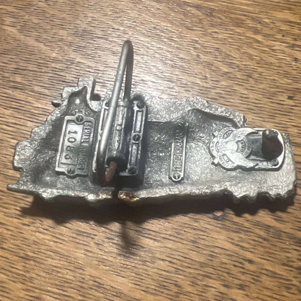 Vintage 1983 The Great American Buckle Company Locomotive serial #1083 USA Made - Picture 2 of 11